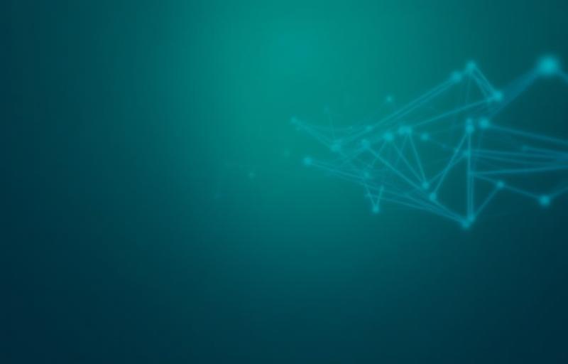 Abstract image representing partnership and technology with interconnected nodes
